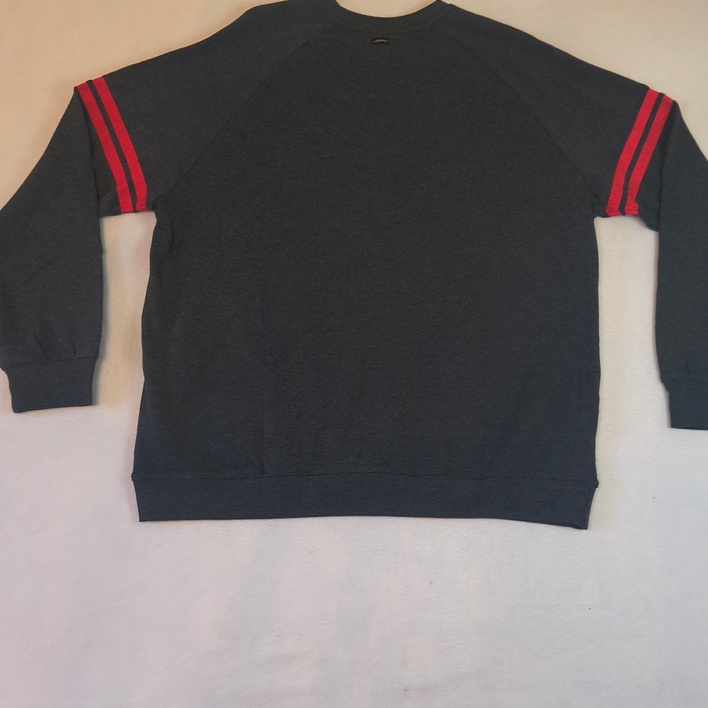 NWT J. Palmer Kansas City Chiefs Crewneck Sweatshirt XL Gray NFL Fan Gear - Picture 3 of 6